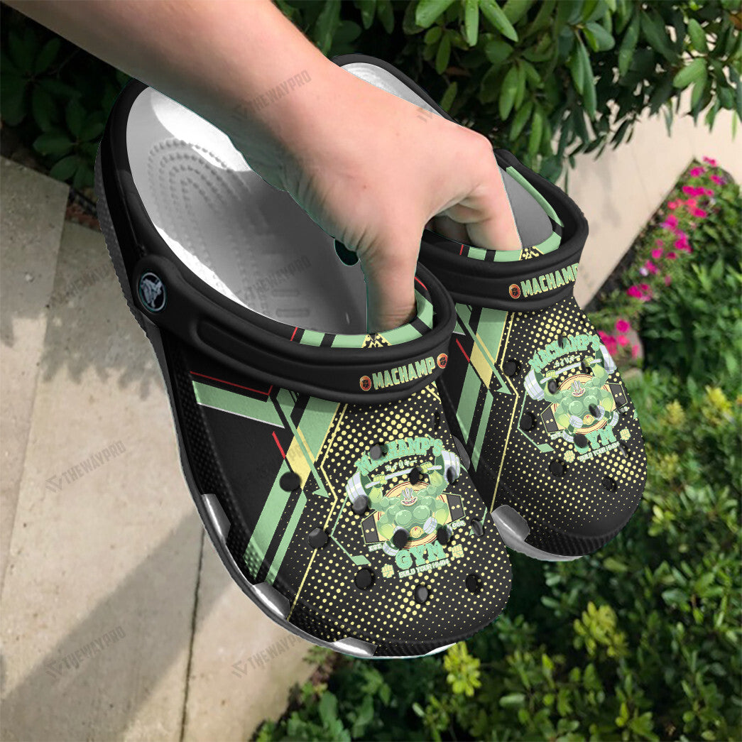 Machamp Green Custom Classic Clogs