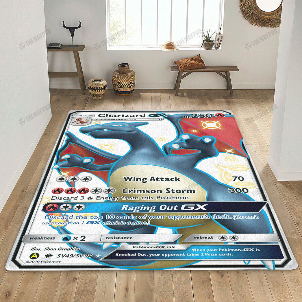 Anime SV49 Charizard GX Custom Rug