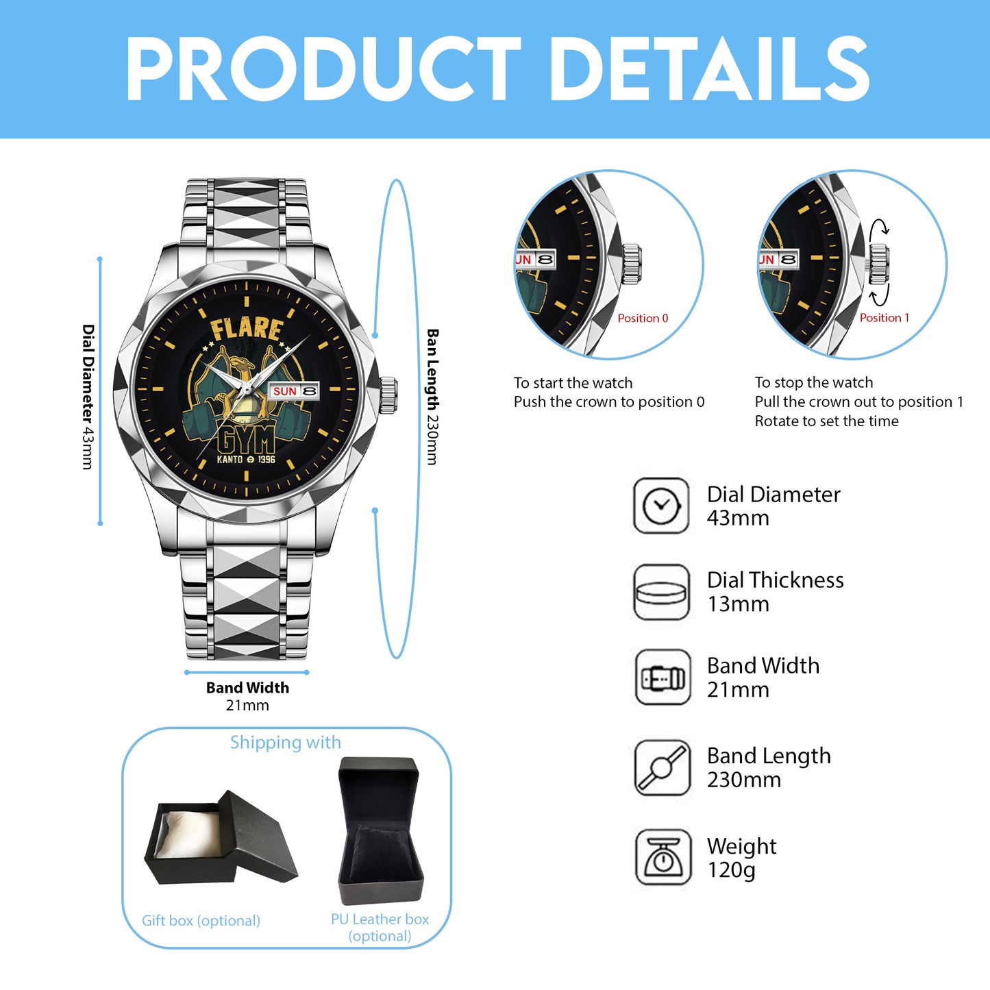 PKM Flare Gym Limited Edition Watch