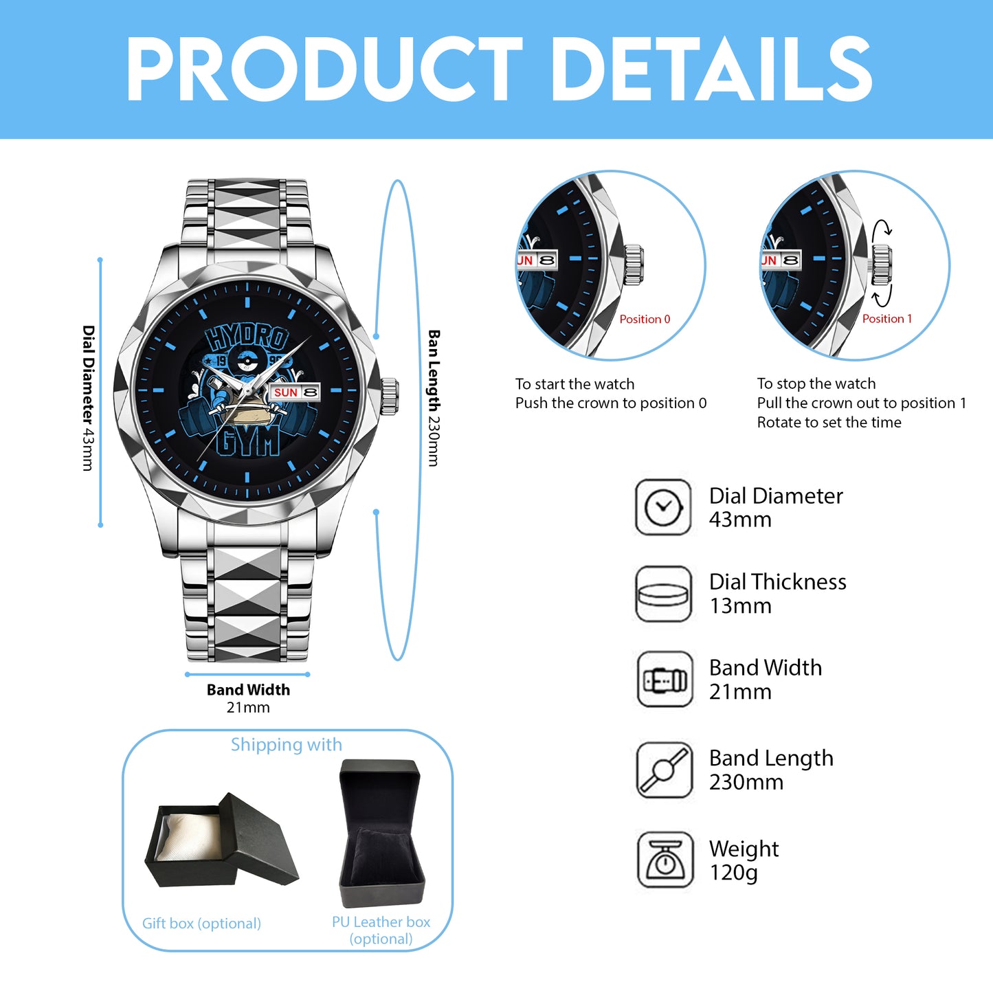 PKM Hydro Gym Limited Edition Watch