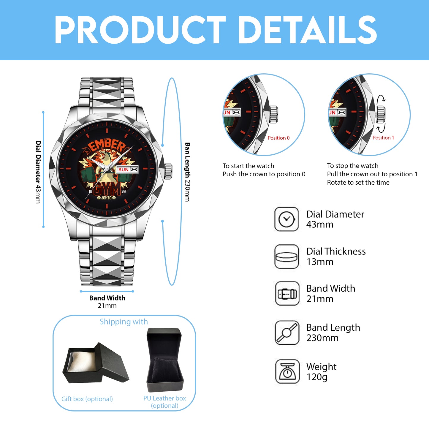 PKM Ember Gym Limited Edition Watch