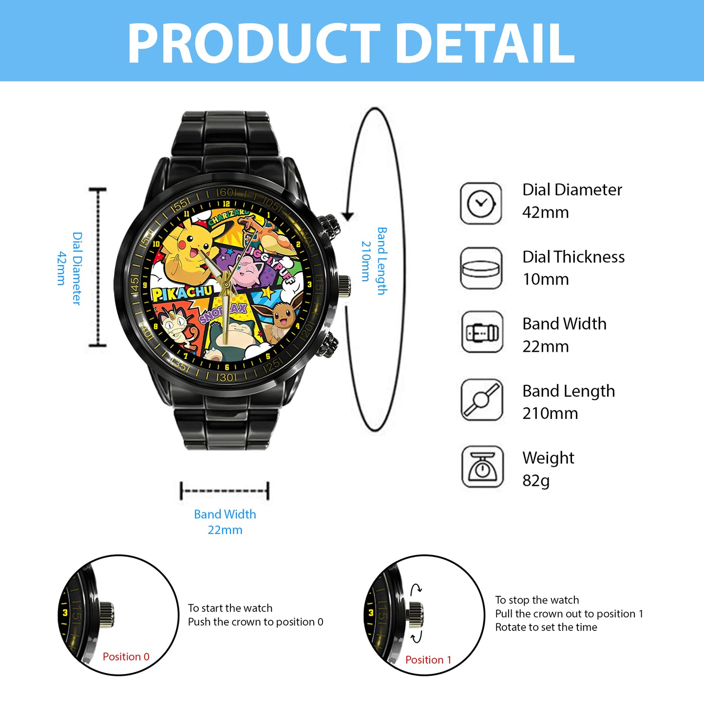 PKM Stylish Wristwatch Limited Edition Watch