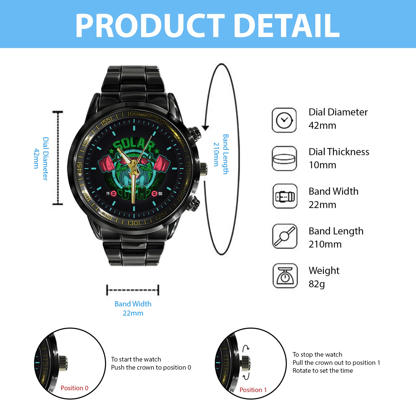 PKM Solar Gym Limited Edition Watch