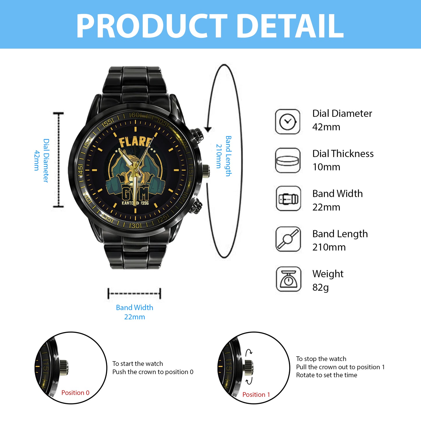 PKM Flare Gym Limited Edition Watch