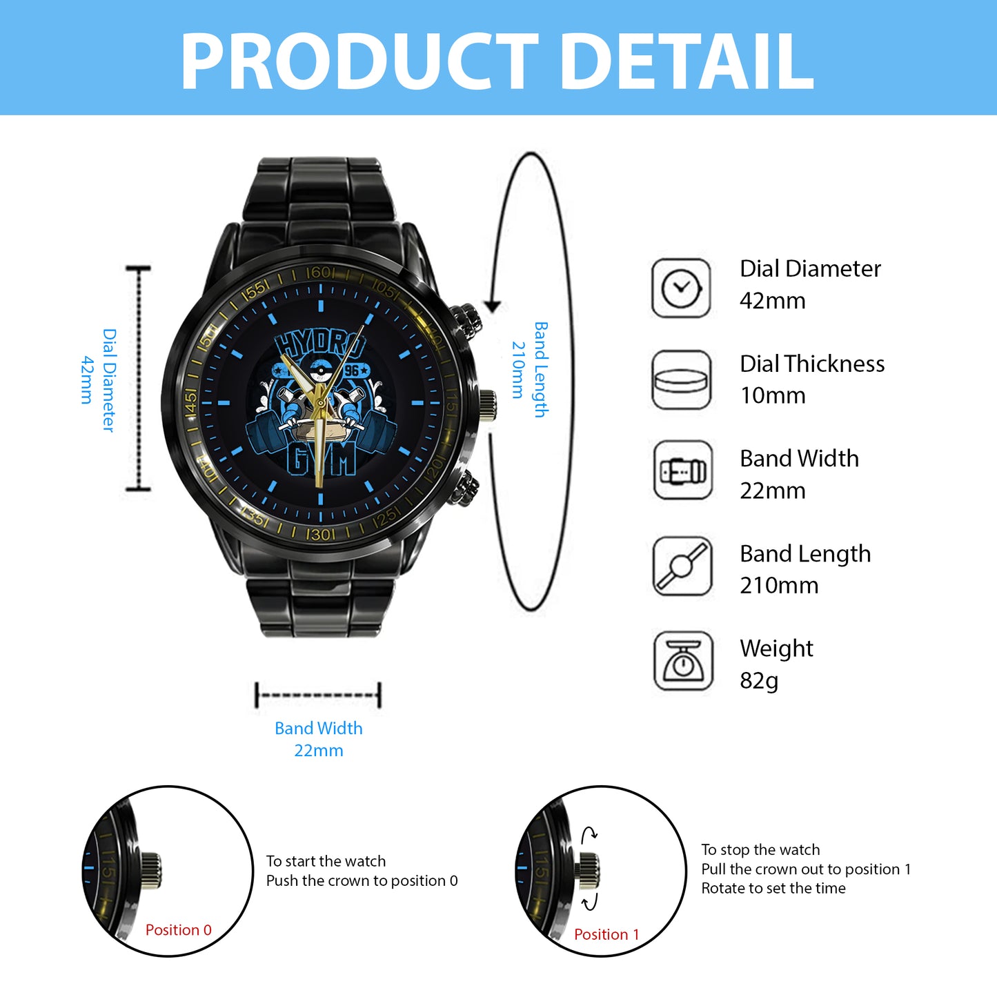 PKM Hydro Gym Limited Edition Watch