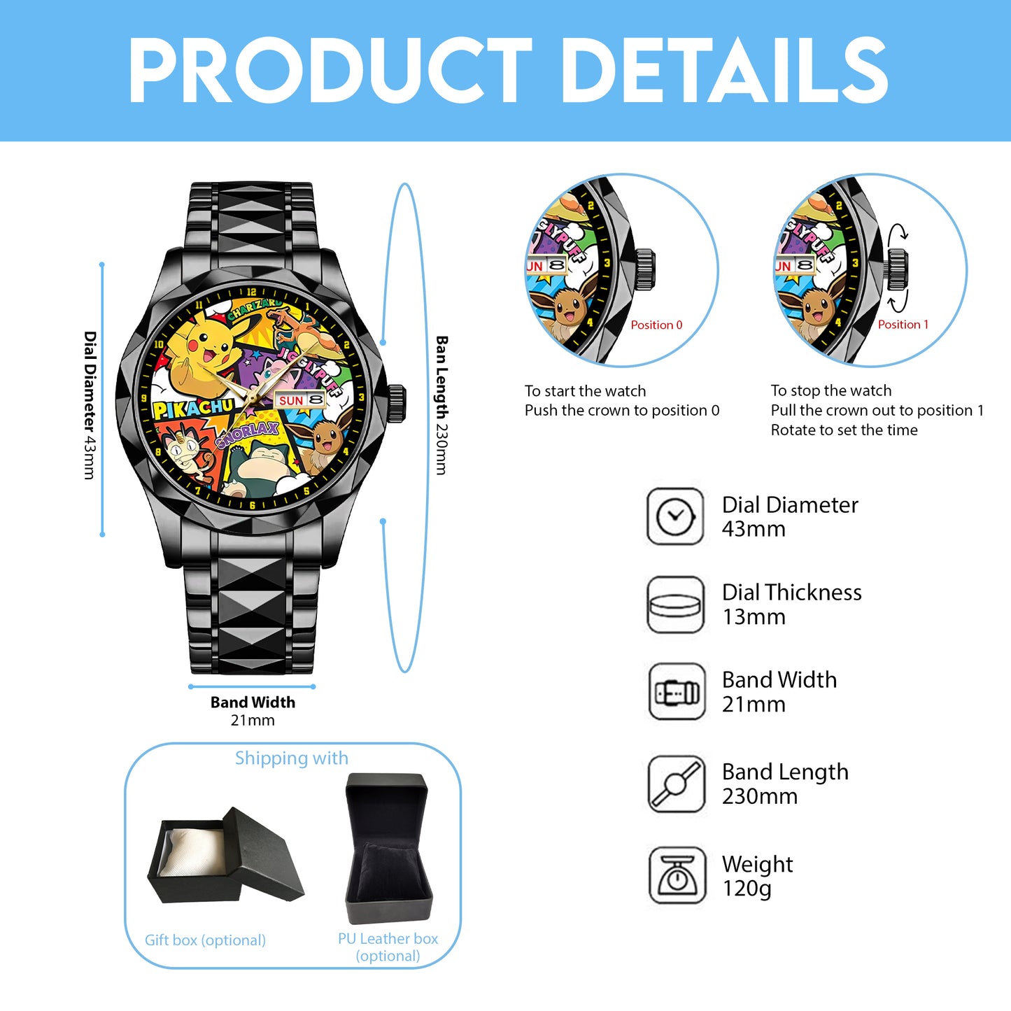 PKM Stylish Wristwatch Limited Edition Watch