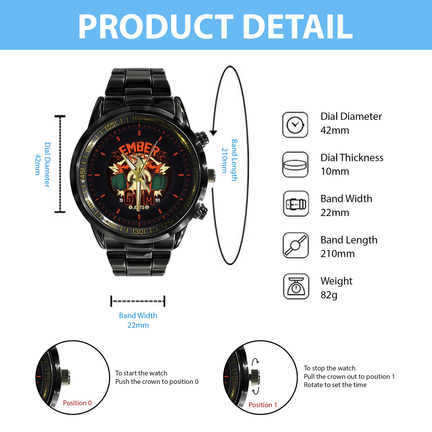 PKM Ember Gym Limited Edition Watch