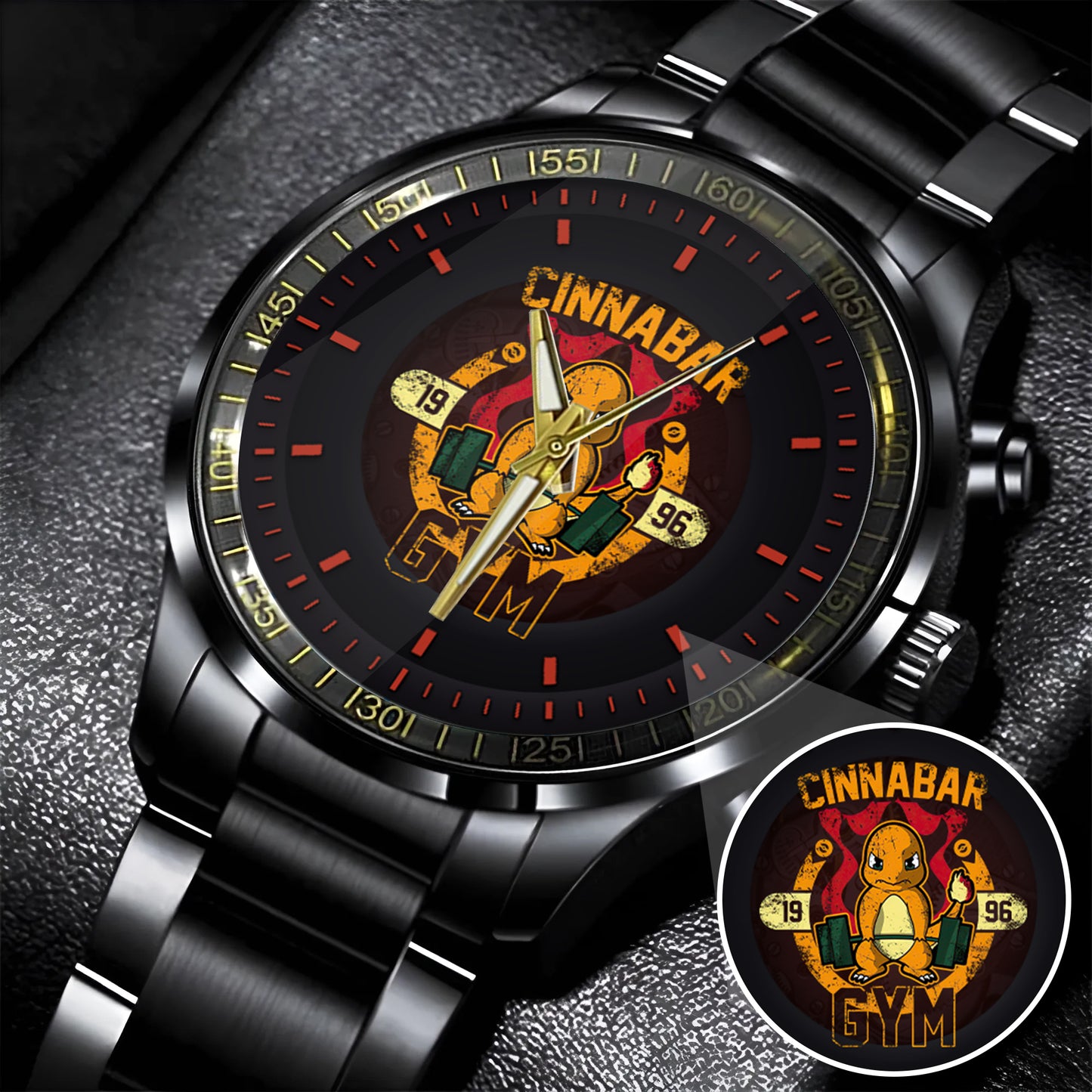 PKM Charmander Cinnabar Gym Limited Edition Watch