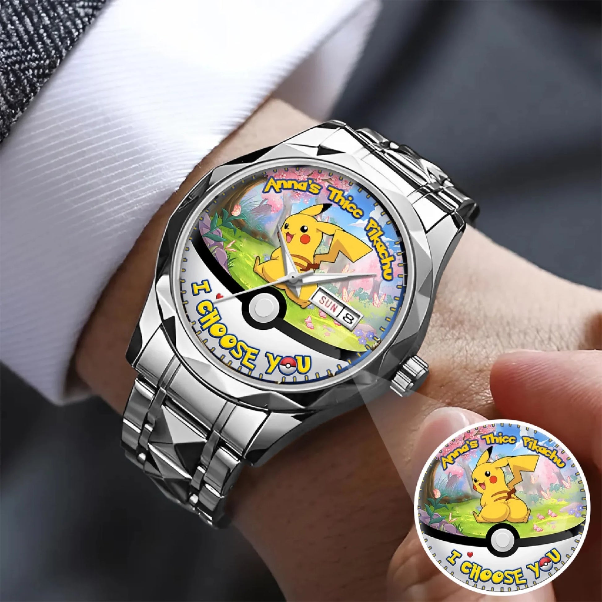 Mockup Alloy Luxury Quartz Watch silver2