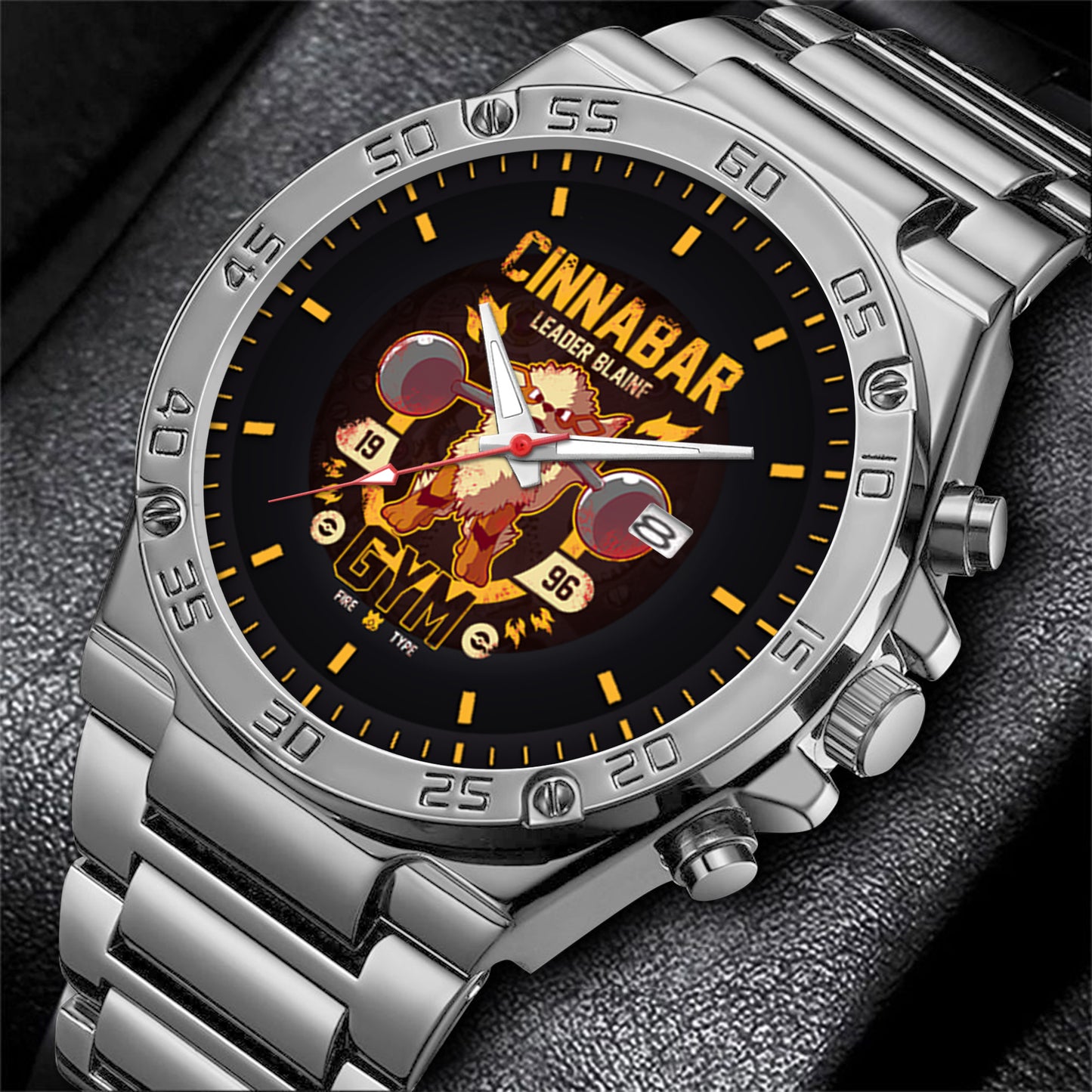 PKM Arcanine Cinnabar Gym Limited Edition Watch