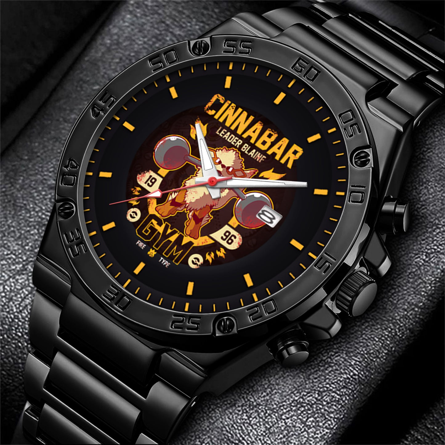 PKM Arcanine Cinnabar Gym Limited Edition Watch