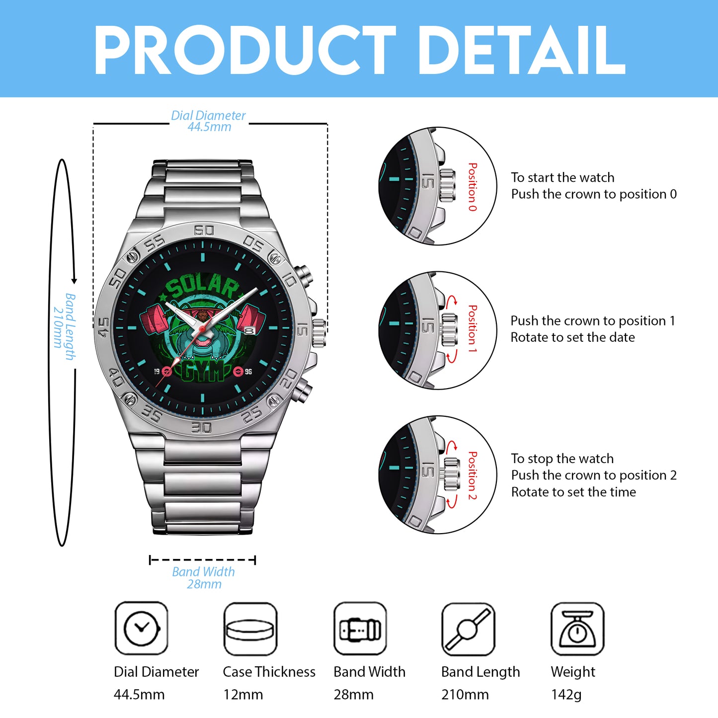 PKM Solar Gym Limited Edition Watch