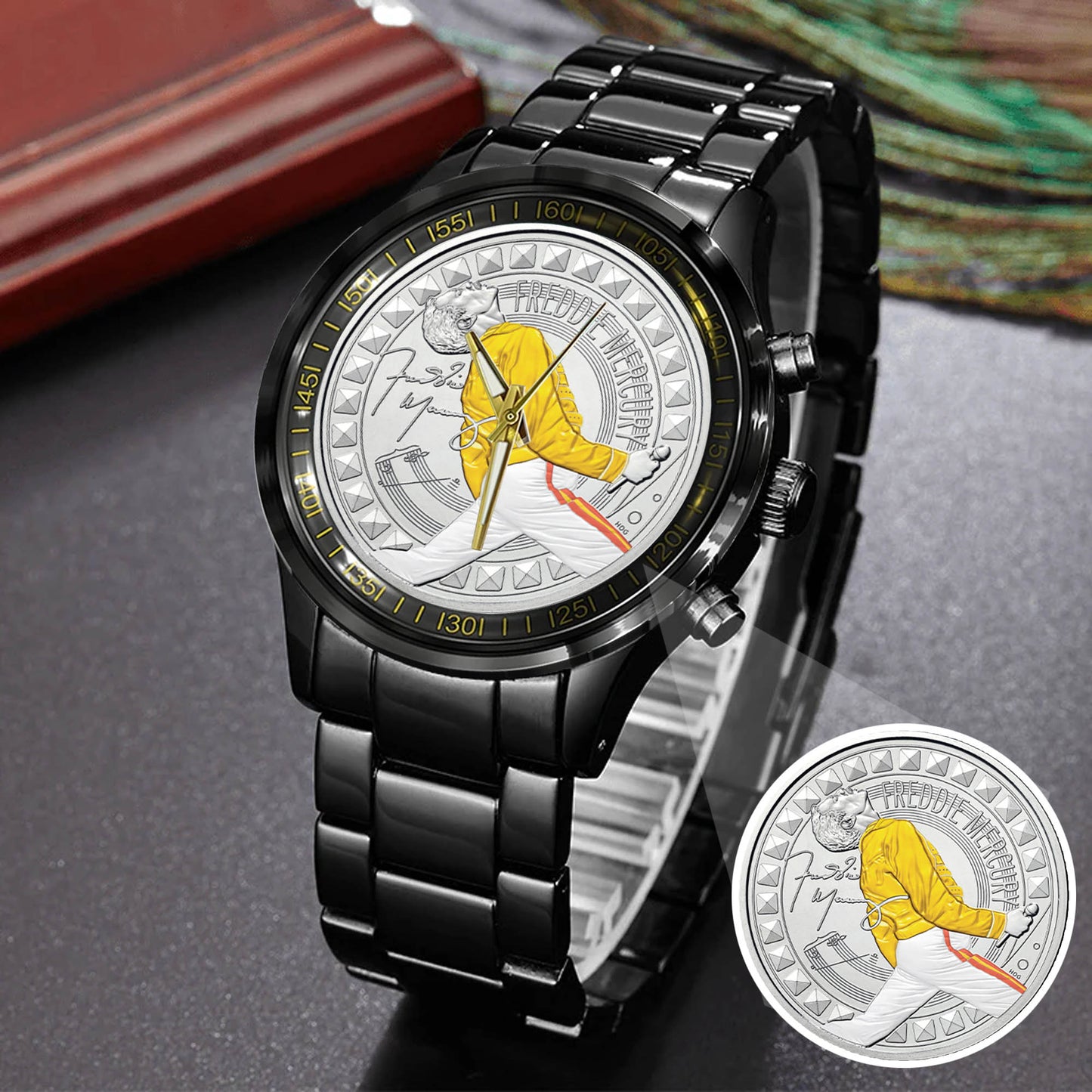 Freddie Mercury 80th Anniversary Stainless Steel Watch