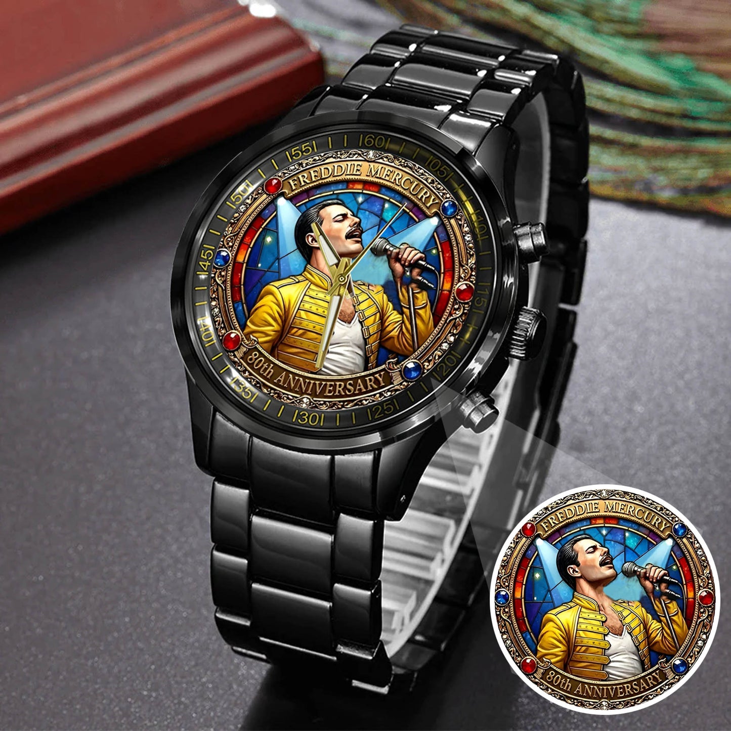 Freddie Mercury 80th Anniversary Stainless Steel Watch