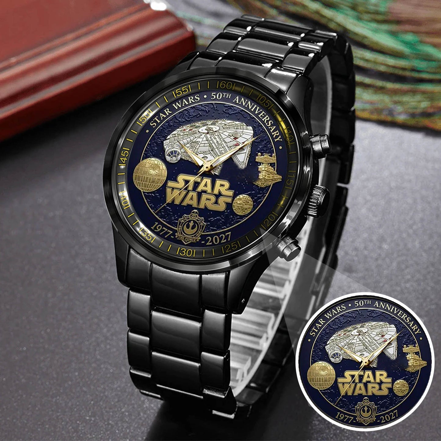Star Wars 50th Anniversary Stainless Steel Watch