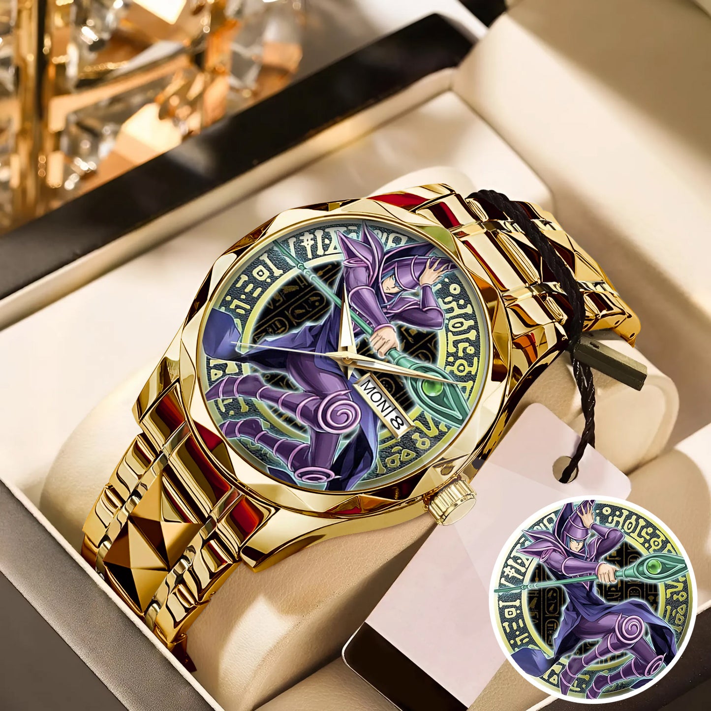 Anime YGO Dark Magician Watch Dial – Limited Art Design