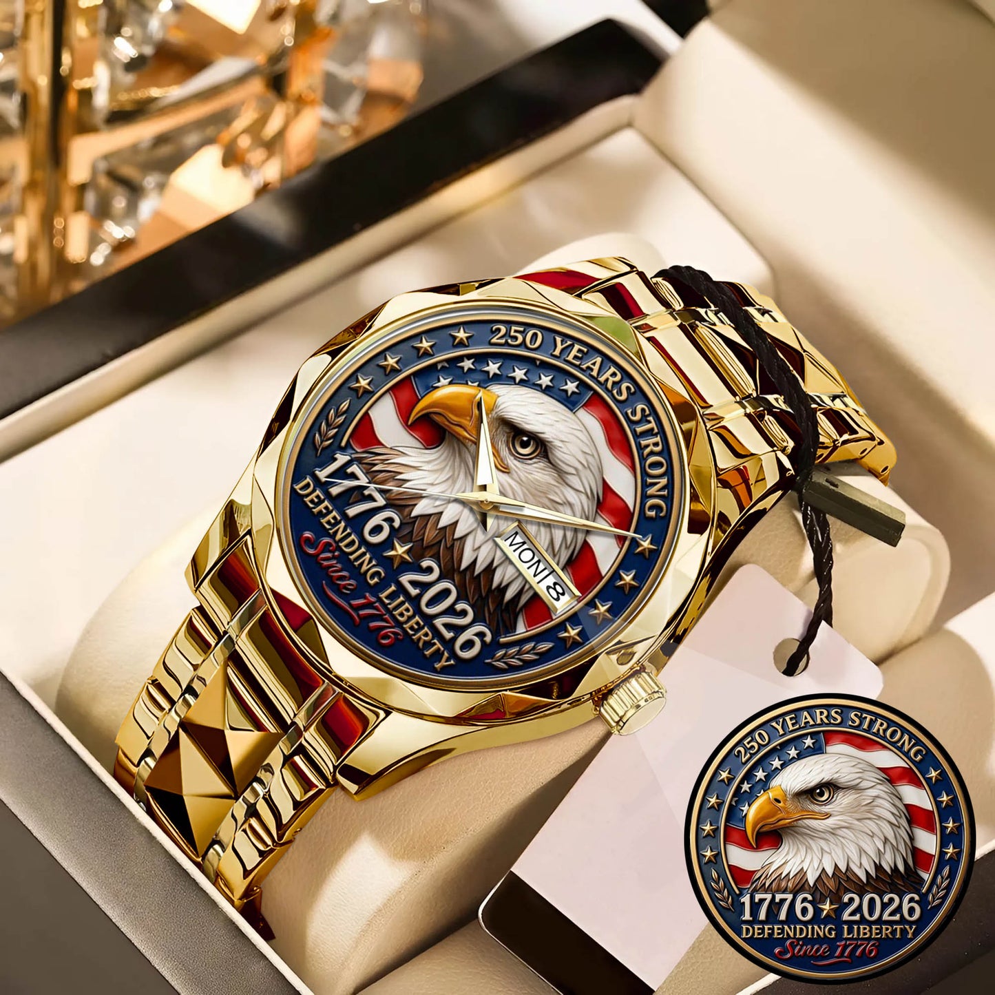 USA 250th Strong Anniversary Defending Liberty Watch