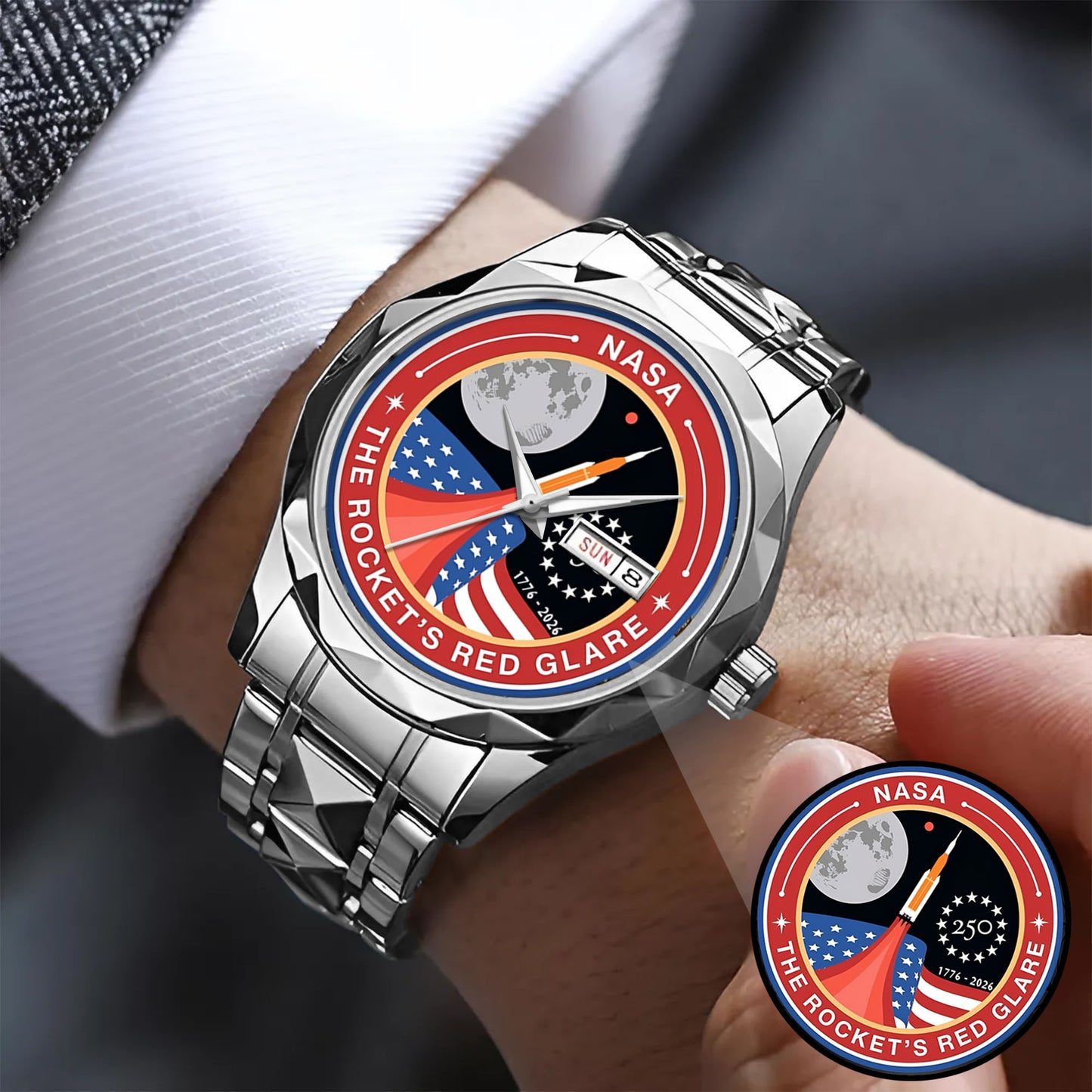 NASA 250th Anniversary Commemorative Watch – Rocket’s Red Glare Limited Edition