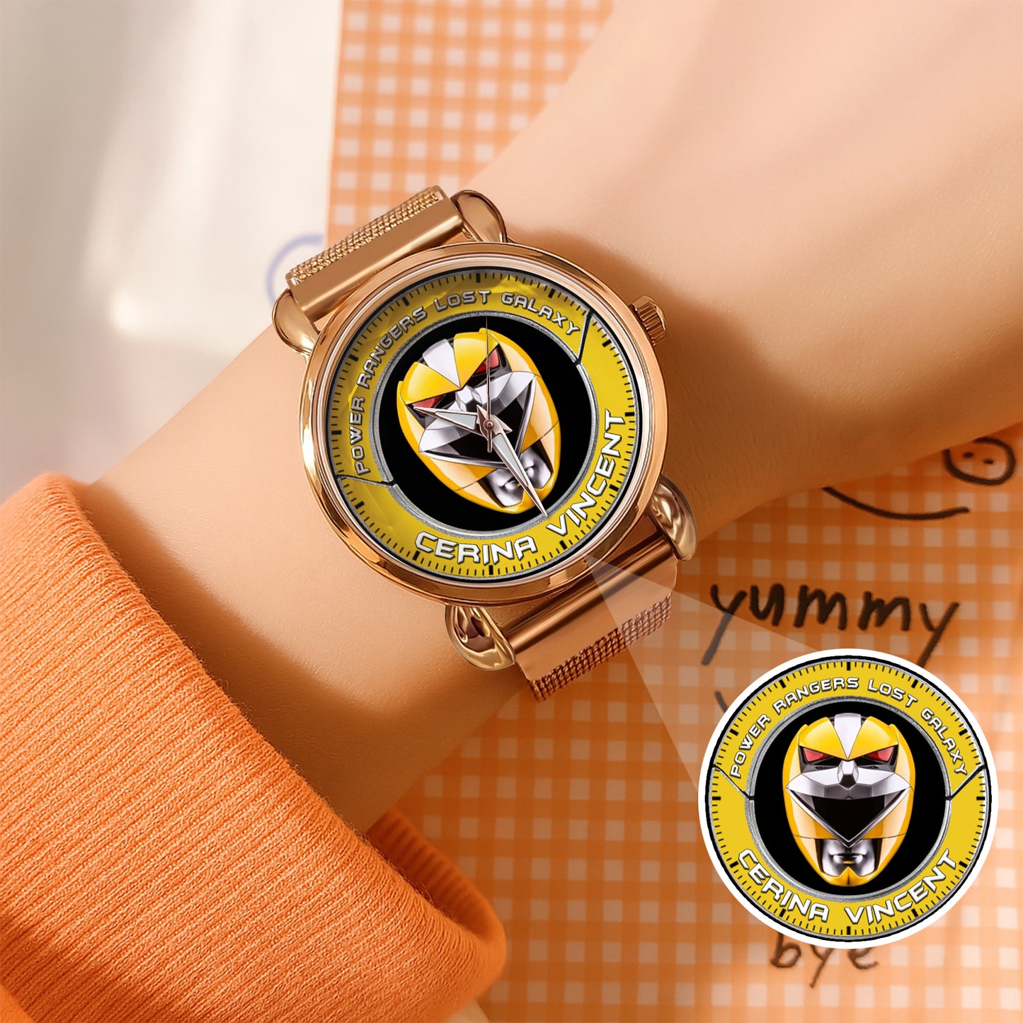 Power Ranger Cerina Vincent Stainless Steel Watch