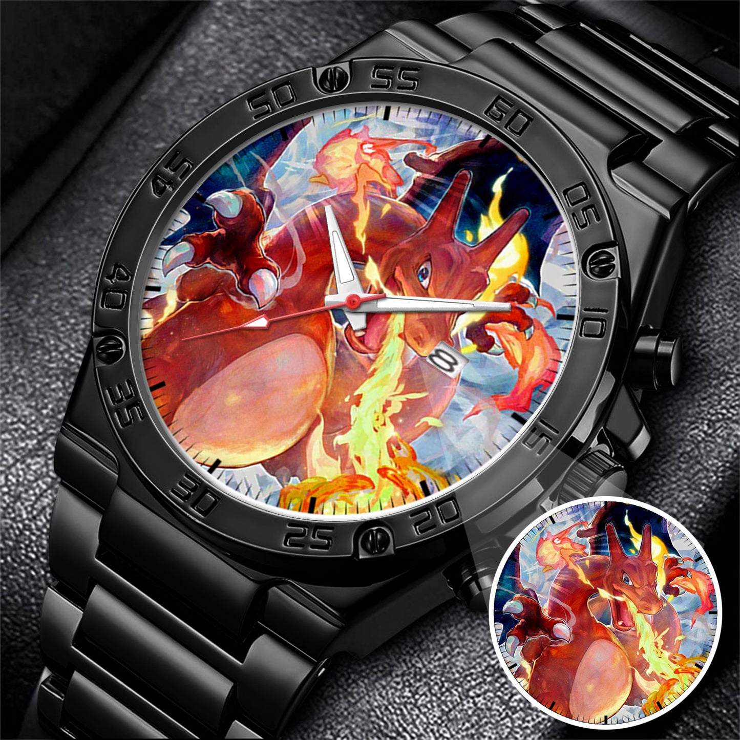 Personalized PKM Charizard Master Timepiece Limited Edition Watch