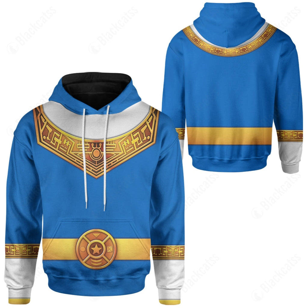 Blue Power Rangers Zeo Custom Hoodie