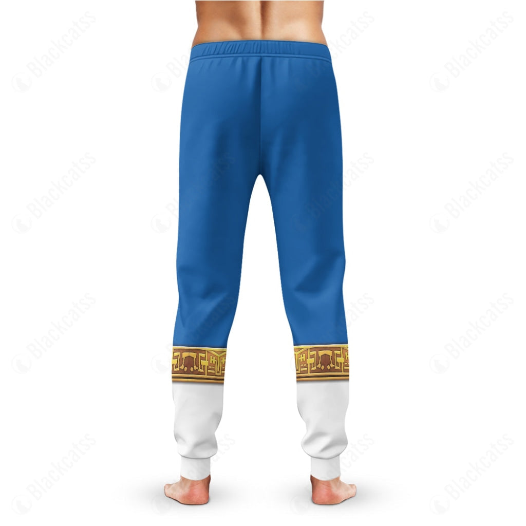 Blue Power Rangers Zeo Custom Sweatpants