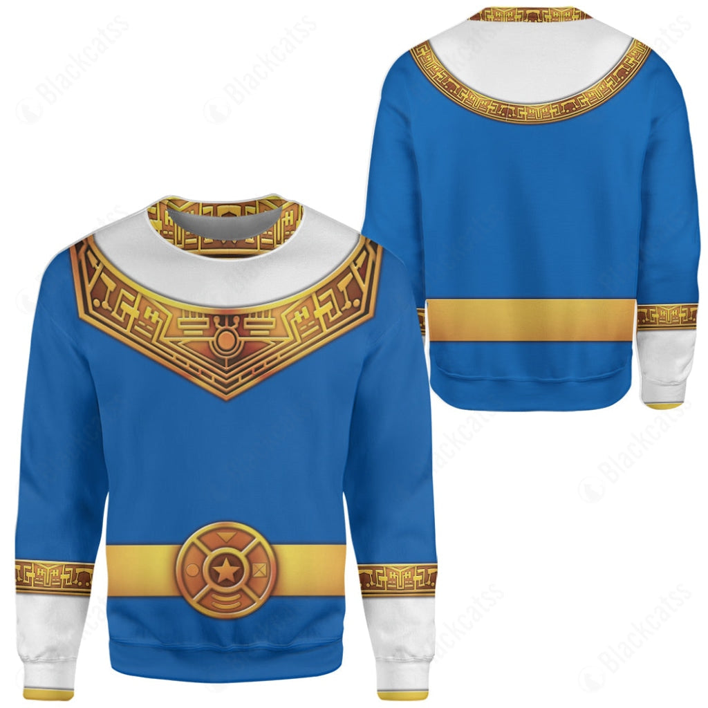 Blue Power Rangers Zeo Custom Sweatshirt