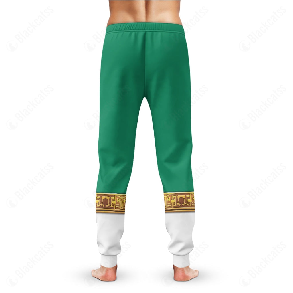 Green Power Rangers Zeo Custom Sweatpants