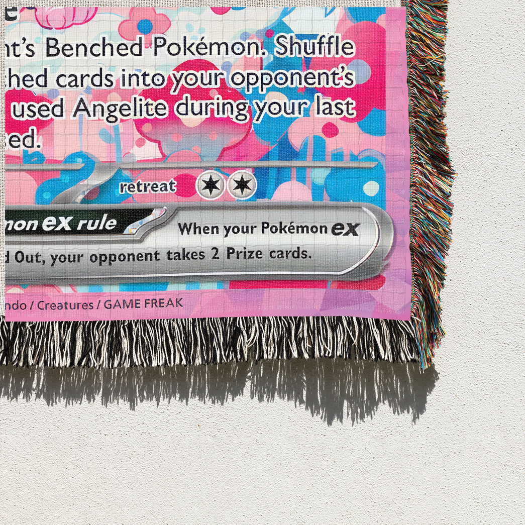PKM Sylveon EX Custom Woven Blanket