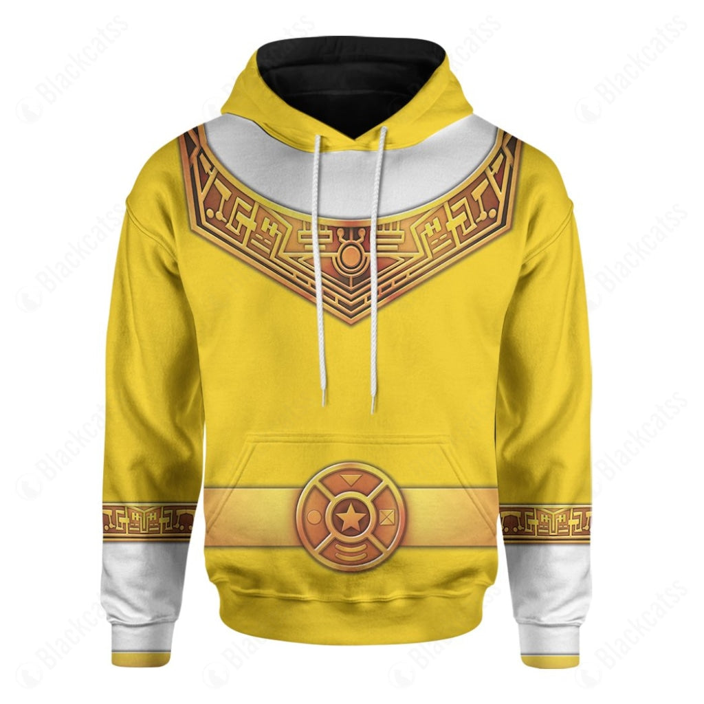 Yellow Power Rangers Zeo Custom Hoodie