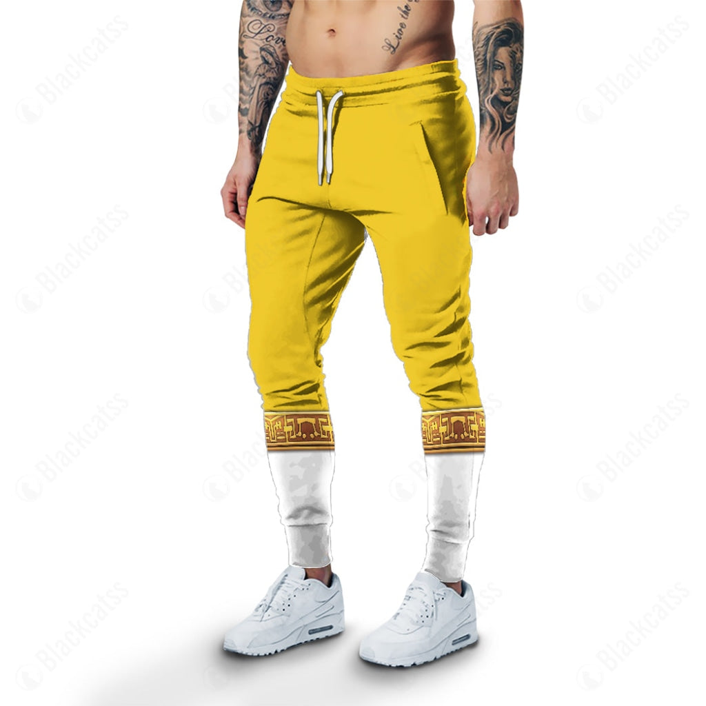 Yellow Power Rangers Zeo Custom Sweatpants
