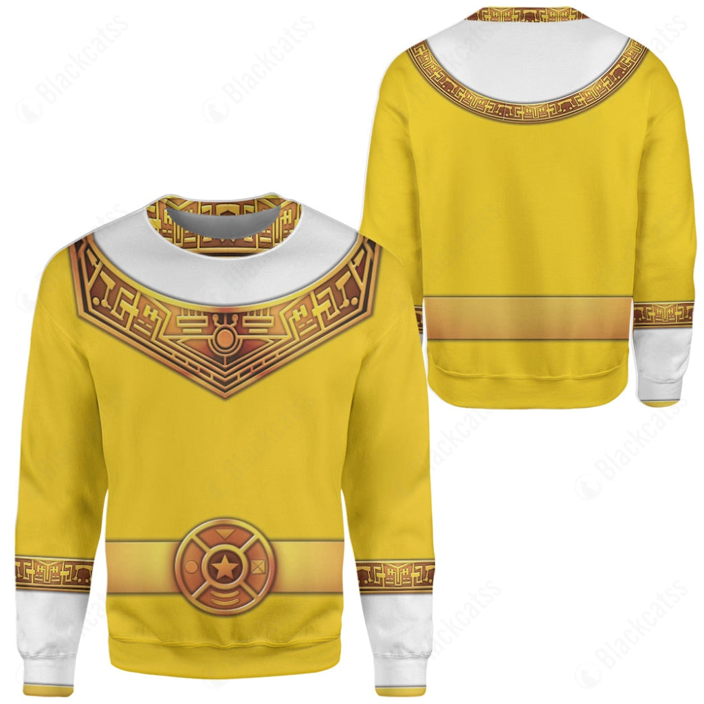 Yellow Power Rangers Zeo Custom Sweatshirt