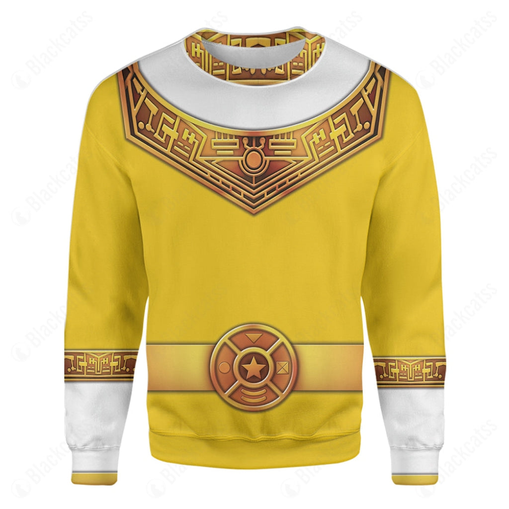Yellow Power Rangers Zeo Custom Sweatshirt