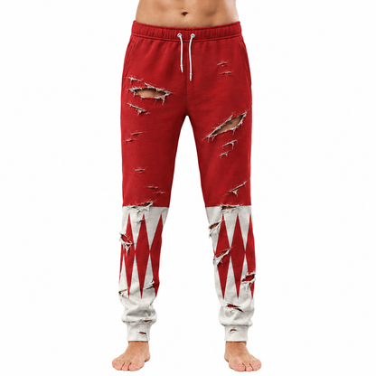 Mighty Morphin Power Rangers Six-Pack Abs T-Shirt Sweatshirt Hoodie Sweatpants