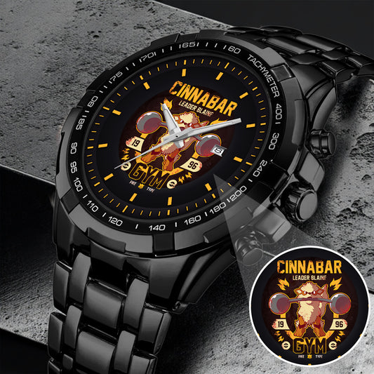 PKM Arcanine Cinnabar Gym Limited Edition Watch