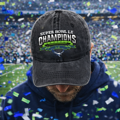 Seahawks The Champions Baseball Cap
