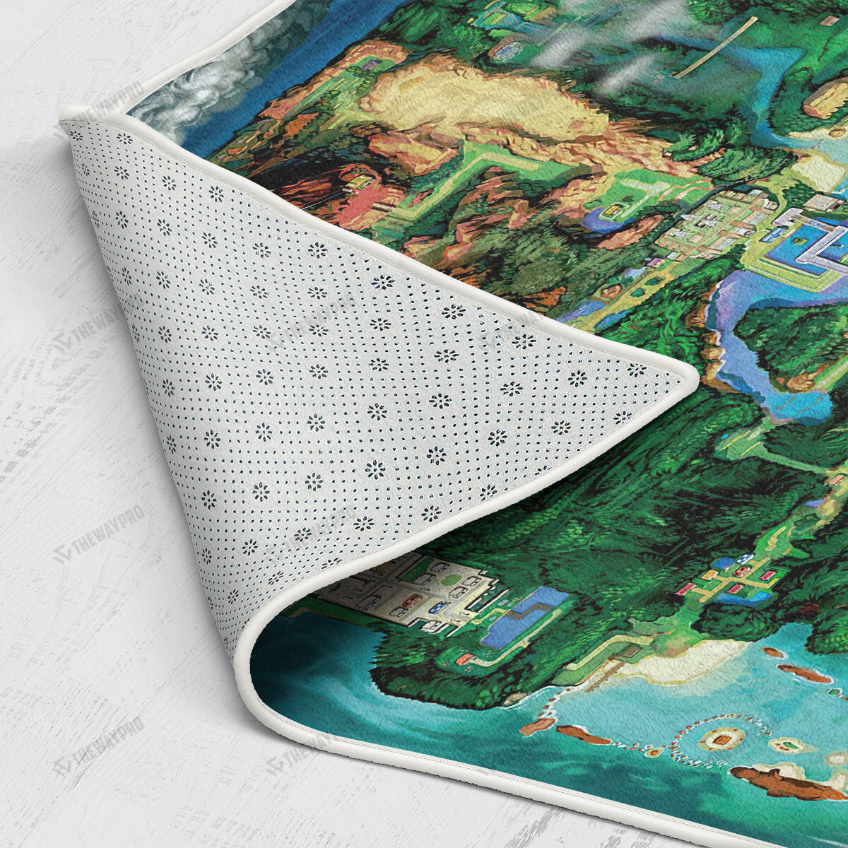 Pkm Oras Hoenn Map Custom Rug Bl2403222