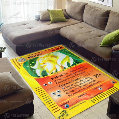Anime Pkm Ninetales Custom Rug