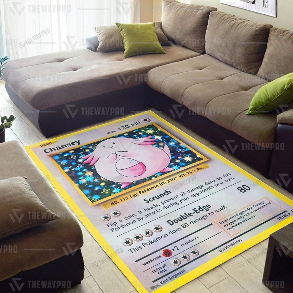 Anime Pkm Chansey Custom Rug