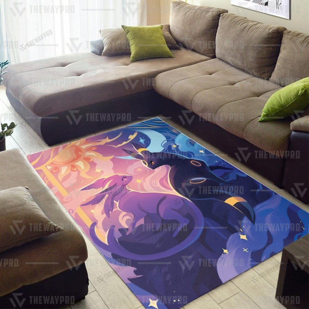 Anime Pkm Umbreon & Espeon Custom Rug