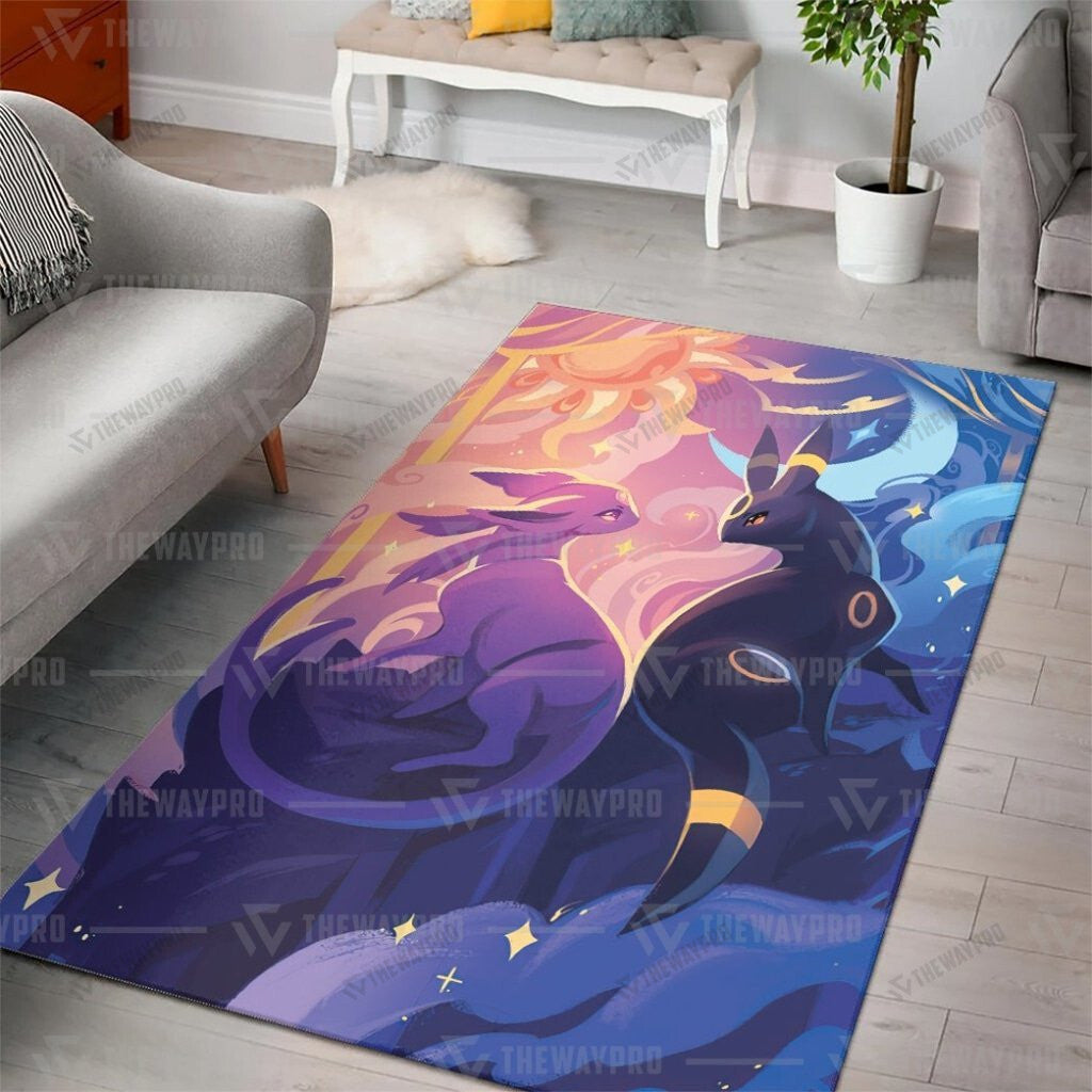 Anime Pkm Umbreon & Espeon Custom Rug