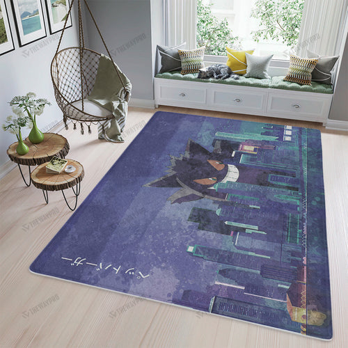 Anime Pkm Gengar City Custom Rug / Small/(36X60) Bt13042206