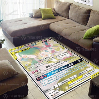 Anime Pkm Gardevoir & Sylveon-Gx Custom Rug