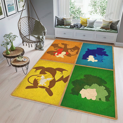 Anime Pkm Charizard - Pikachu Blastoise Venusaur Custom Rug / Small/(36X60) Bl0504227