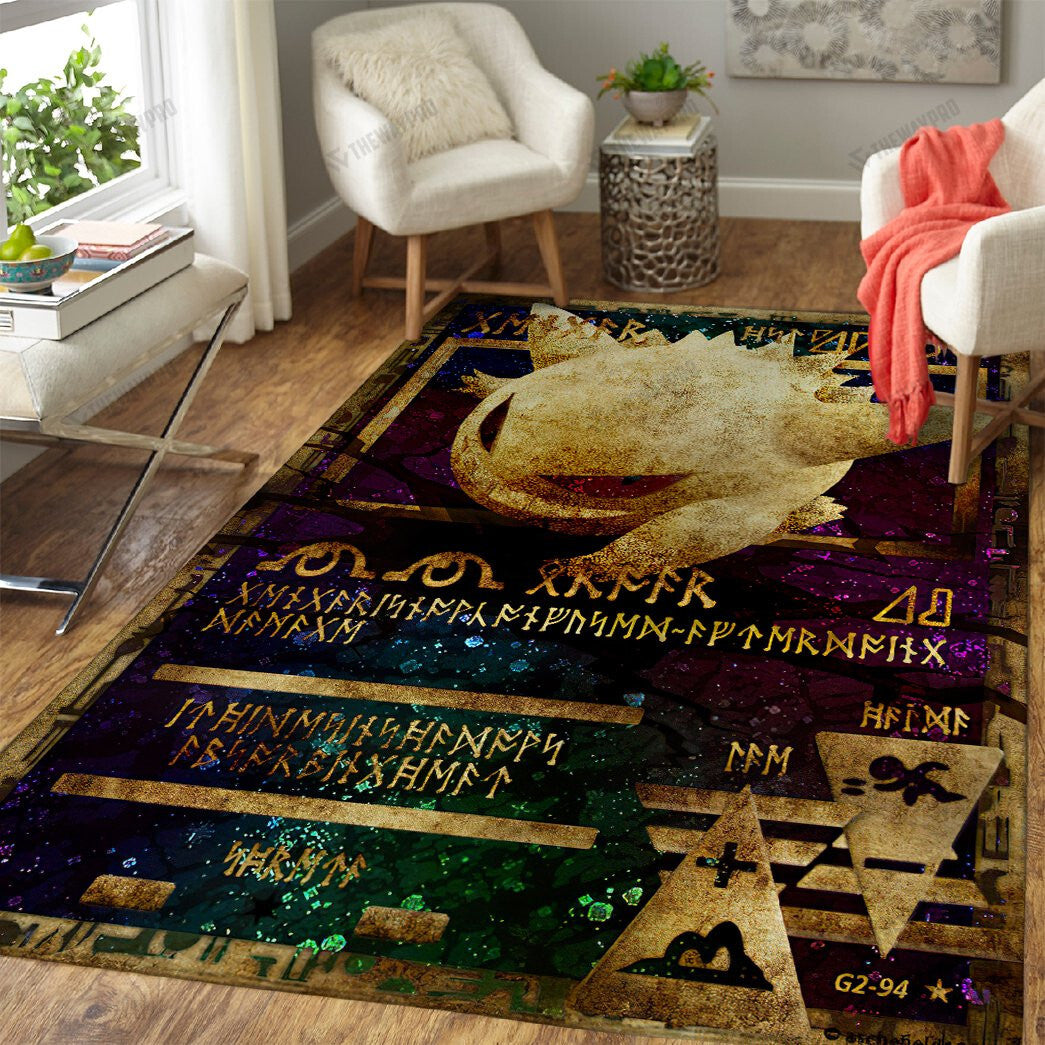 Anime Pkm Ancient Gengar Custom Rug / Small/(36X60)