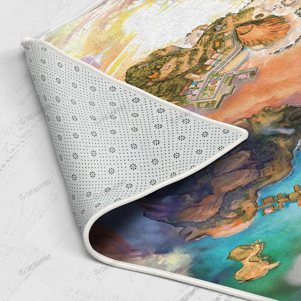 Game Pkm Alola Region Custom Rug Bl2403227