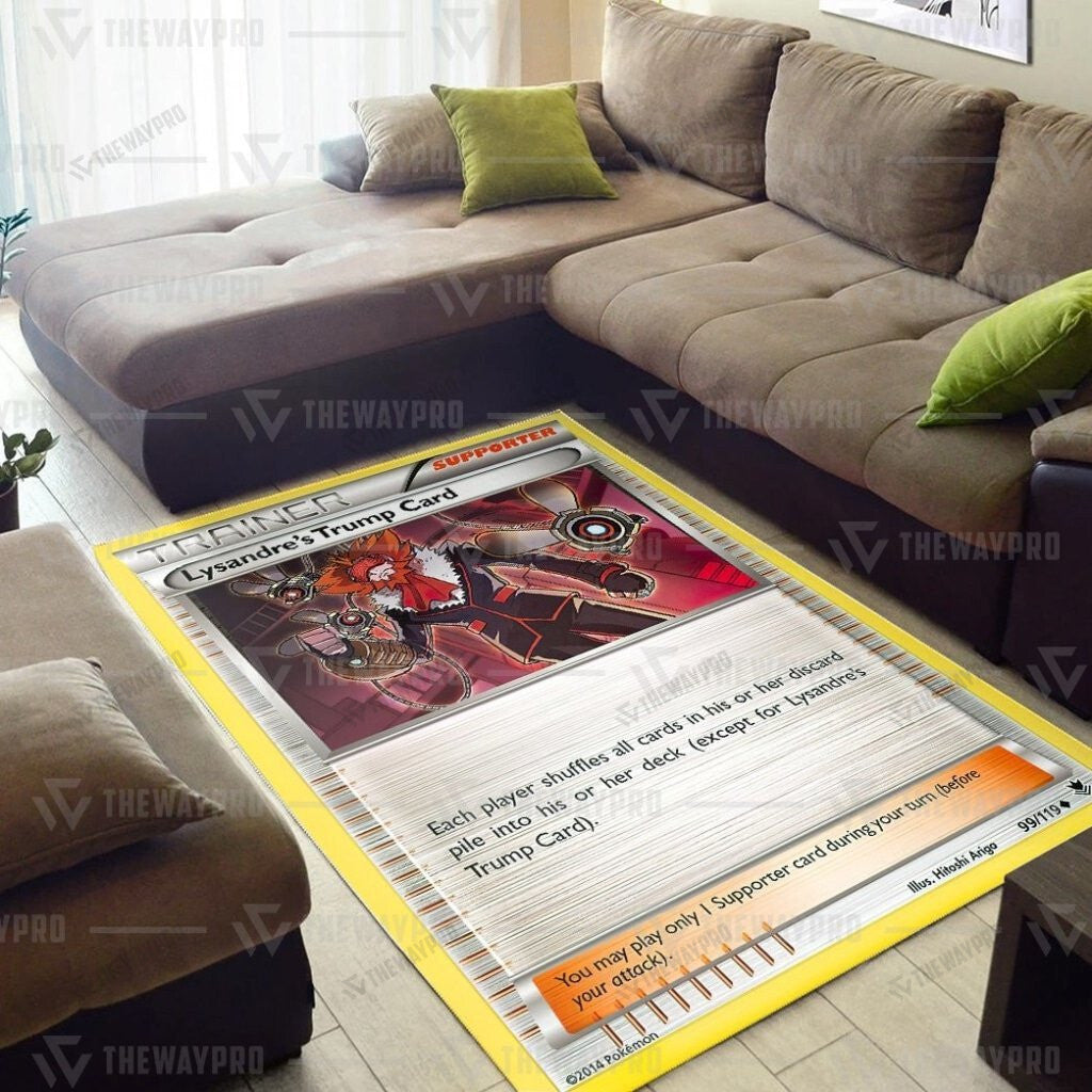 Anime Pkm Lysandres Trump Card Phantom Forces Custom Rug