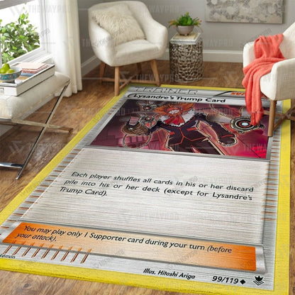Anime Pkm Lysandres Trump Card Phantom Forces Custom Rug