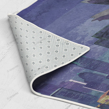 Anime Pkm Gengar City Custom Rug Bt13042206