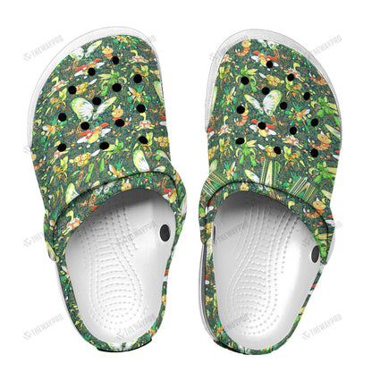 Bug Seamless Pattern Custom Classic Clogs